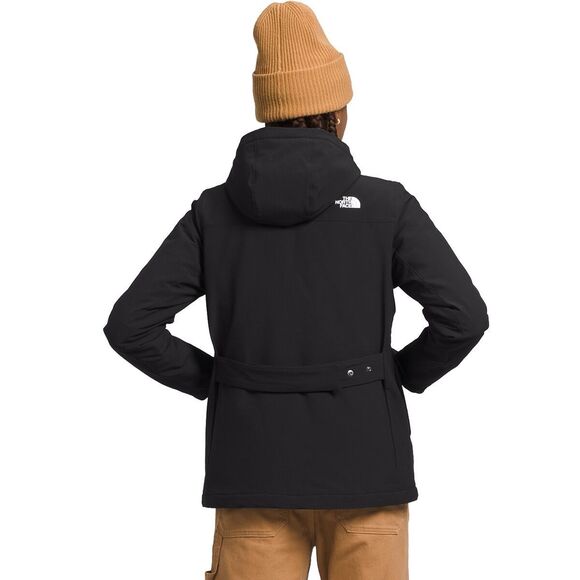 The North Face Shelbe Raschel Women's Hooded Fleece Jacket SZ L BLACK NWT $230 - Picture 3 of 9
